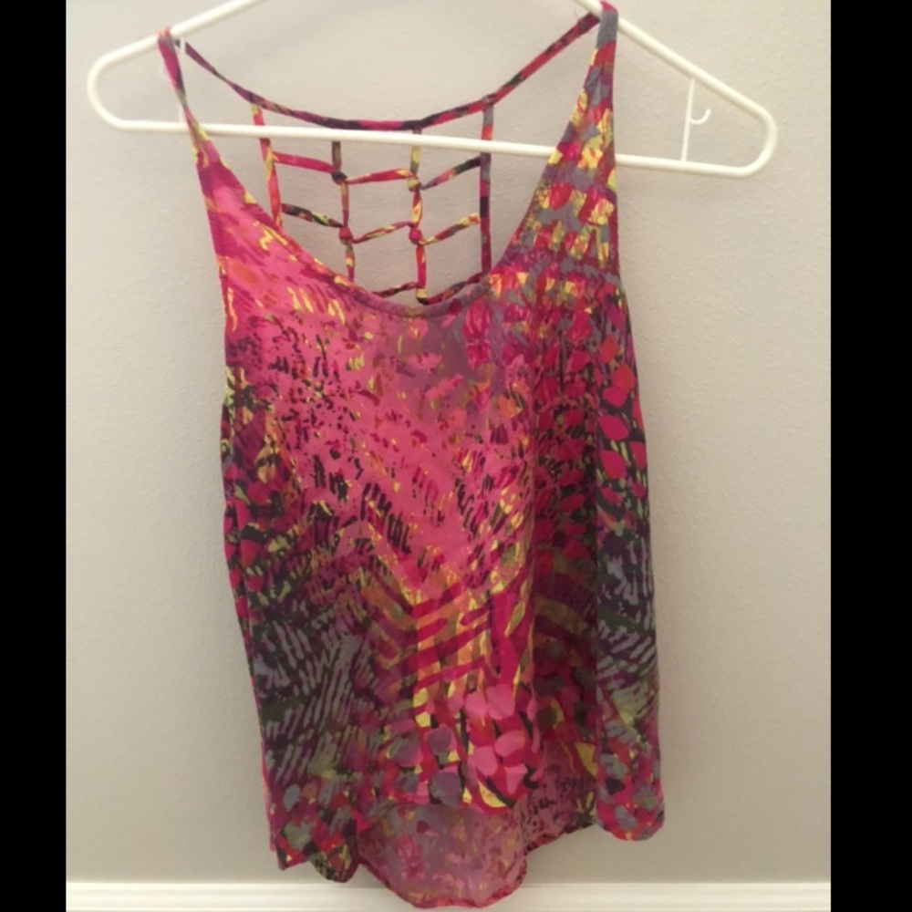 Multi colored tank top